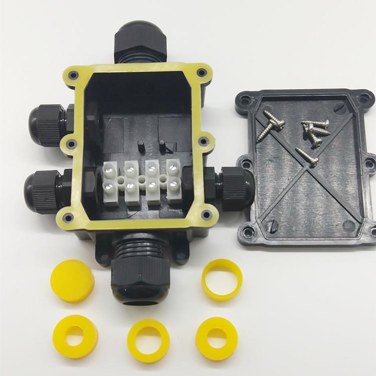 IP68 5 Way Waterproof Junction Box for Outdoor Cable Wire Connection